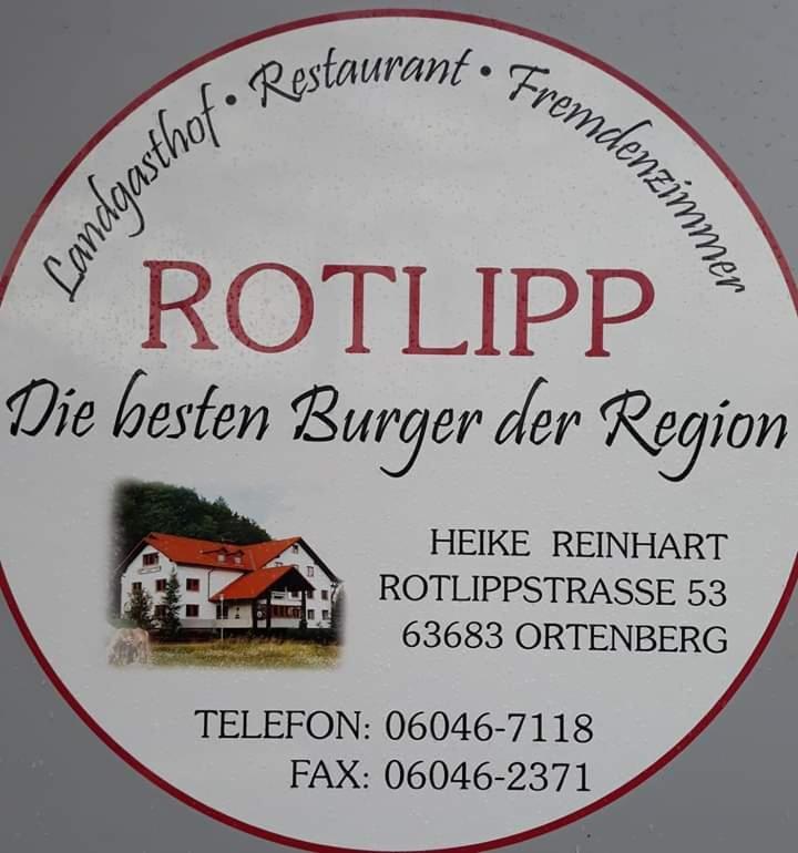 Landgasthof Rotlipp Gaestezimmer Ortenberg  Ngoại thất bức ảnh